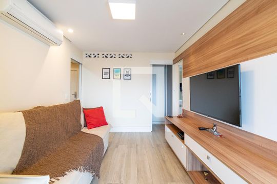 Sala de apartamento à venda com 1 quarto, 53m² em Vila Guarani, São Paulo