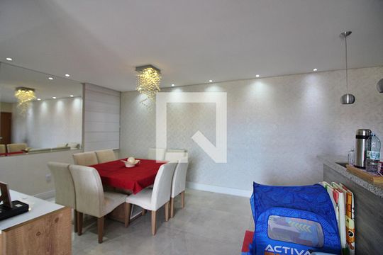 Sala de apartamento à venda com 2 quartos, 77m² em Vila Caminho do Mar, São Bernardo do Campo