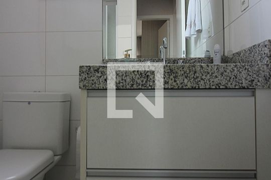 Banheiro Social de apartamento à venda com 2 quartos, 77m² em Vila Caminho do Mar, São Bernardo do Campo