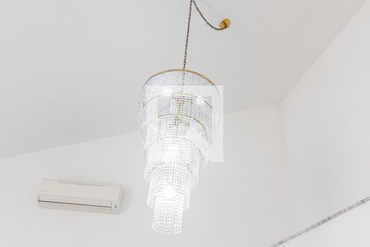 Detalhe Sala de casa de condomínio para alugar com 3 quartos, 350m² em Alphaville, Santana de Parnaíba
