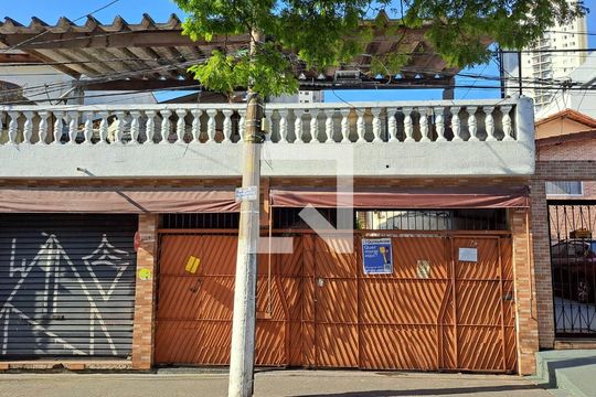 Fachada + Placa  de casa para alugar com 1 quarto, 45m² em Jardim Anhanguera, São Paulo