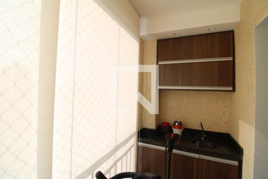 Sala - Varanda de apartamento à venda com 1 quarto, 46m² em Vila Basileia, São Paulo