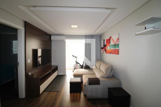Sala de apartamento à venda com 1 quarto, 46m² em Vila Basileia, São Paulo