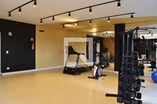 Área comum - Academia de apartamento para alugar com 2 quartos, 70m² em Bacacheri, Curitiba