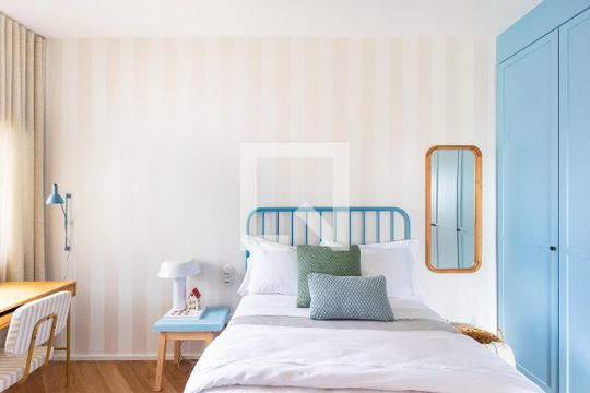 Suíte 2 de apartamento para alugar com 2 quartos, 90m² em Chácara Santo Antônio (zona Sul), São Paulo