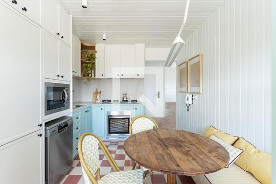 Cozinha de apartamento para alugar com 2 quartos, 90m² em Chácara Santo Antônio (zona Sul), São Paulo