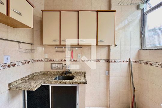 Cozinha de apartamento à venda com 1 quarto, 52m² em Centro, Rio de Janeiro