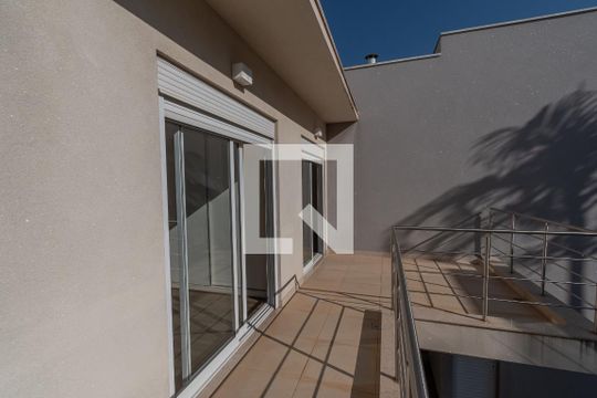 Varanda da Suíte 3 de casa de condomínio para alugar com 3 quartos, 205m² em Residencial Real Park Sumaré, Sumaré