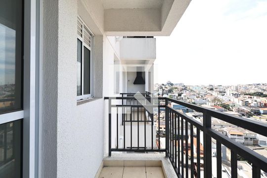 Varanda gourmet de apartamento à venda com 2 quartos, 48m² em Utinga, Santo André