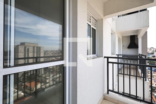 Varanda gourmet de apartamento à venda com 2 quartos, 48m² em Utinga, Santo André
