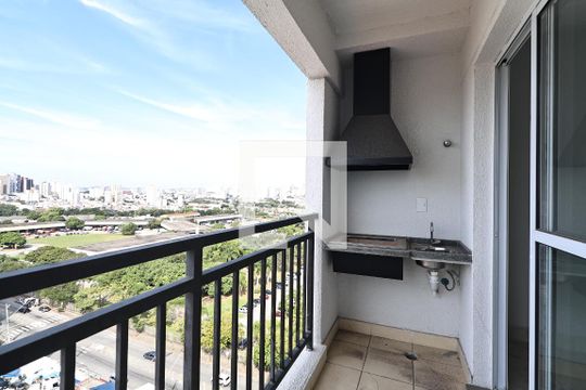 Varanda gourmet de apartamento à venda com 2 quartos, 48m² em Utinga, Santo André