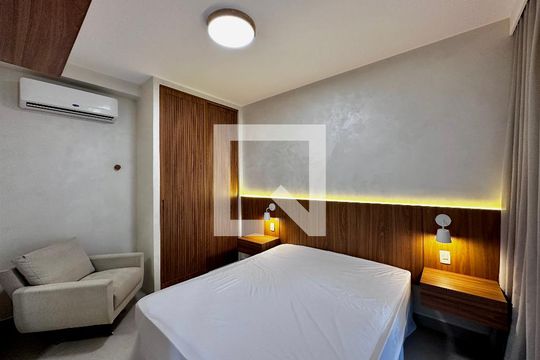 Quarto de apartamento para alugar com 1 quarto, 53m² em Jardim das Acacias, São Paulo