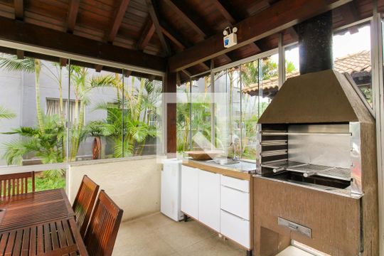 Área comum - Churrasqueira de apartamento para alugar com 2 quartos, 43m² em Estância Velha, Canoas