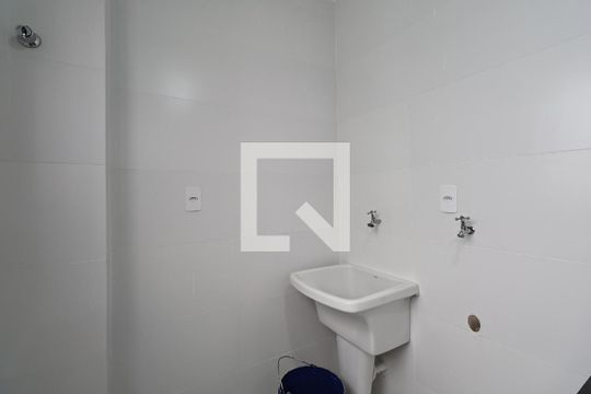 Área de Serviço de apartamento à venda com 2 quartos, 53m² em Vila Guiomar, Santo André