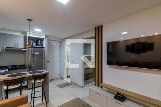 Sala de apartamento à venda com 1 quarto, 28m² em Vila Ester (zona Norte), Guarulhos