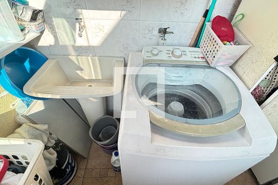 Area de Serviço de apartamento à venda com 2 quartos, 88m² em Vila Humaita, Santo André
