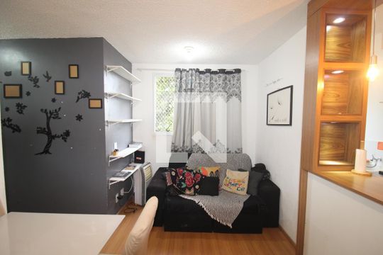 Sala / Cozinha de apartamento à venda com 2 quartos, 42m² em Vila Santa Maria, São Paulo