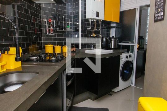 Área de Serviço de apartamento para alugar com 2 quartos, 55m² em Belenzinho, São Paulo