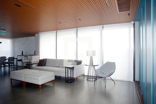 Área Comum - Lounge de kitnet/studio para alugar com 1 quarto, 26m² em Rio Branco, Porto Alegre