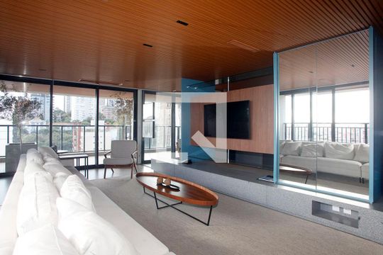 Área Comum - Lounge TV de kitnet/studio para alugar com 1 quarto, 26m² em Rio Branco, Porto Alegre
