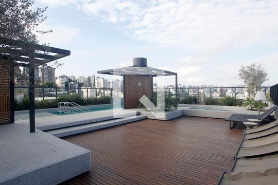 Área Comum - Rooftop de kitnet/studio para alugar com 1 quarto, 26m² em Rio Branco, Porto Alegre
