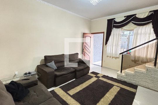 Sala de casa à venda com 3 quartos, 225m² em Vila Humaita, Santo André