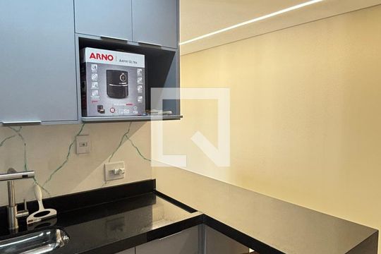 Cozinha de apartamento à venda com 2 quartos, 61m² em Casa Branca, Santo André