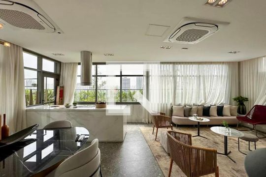 Área comum - Salão de festas de kitnet/studio à venda com 0 quarto, 24m² em Brooklin, São Paulo
