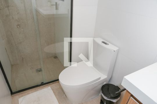 Banheiro da Suíte 3 de apartamento à venda com 5 quartos, 206m² em Pompeia, São Paulo