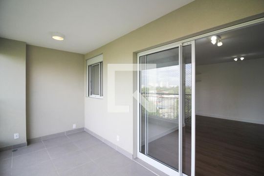 Varanda da Sala de apartamento para alugar com 3 quartos, 84m² em Santo Amaro, São Paulo