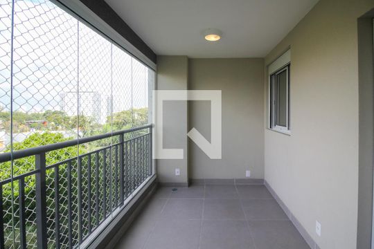 Varanda da Sala de apartamento para alugar com 3 quartos, 84m² em Santo Amaro, São Paulo