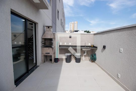 Área comum - Churrasqueira de kitnet/studio para alugar com 1 quarto, 29m² em Vila Ernesto, São Paulo