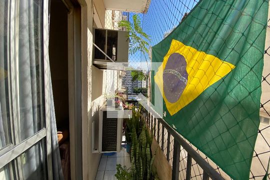 Varanda de apartamento à venda com 2 quartos, 51m² em Engenho de Dentro, Rio de Janeiro