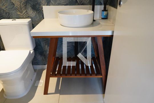 Banheiro Social de apartamento à venda com 2 quartos, 89m² em Brás, São Paulo
