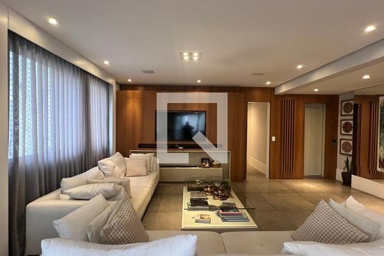 Sala de apartamento para alugar com 4 quartos, 221m² em Paraíso, São Paulo
