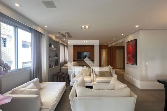 Sala de apartamento para alugar com 4 quartos, 221m² em Paraíso, São Paulo