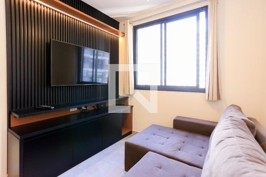 Sala/Cozinha de apartamento à venda com 1 quarto, 25m² em Butantã, São Paulo