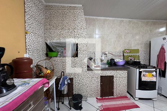 Cozinha de casa à venda com 2 quartos, 90m² em Santos Dumont, São Leopoldo