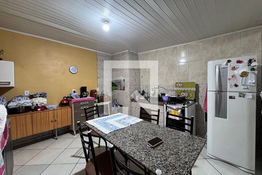 Cozinha de casa à venda com 2 quartos, 90m² em Santos Dumont, São Leopoldo