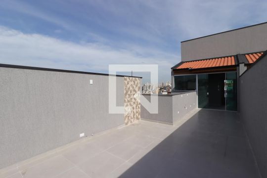 Cobertura - Quintal de apartamento à venda com 2 quartos, 100m² em Vila Camilópolis, Santo André