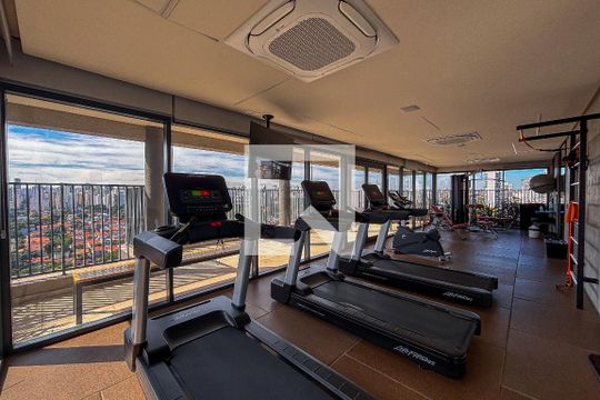 Área comum de kitnet/studio para alugar com 1 quarto, 26m² em Brooklin Paulista, São Paulo