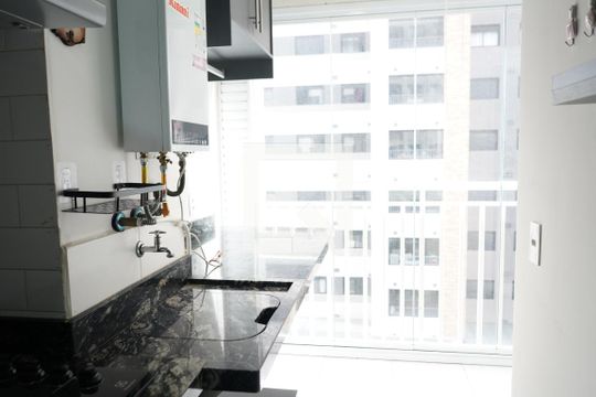 Área de Serviço de apartamento para alugar com 2 quartos, 44m² em Brás, São Paulo