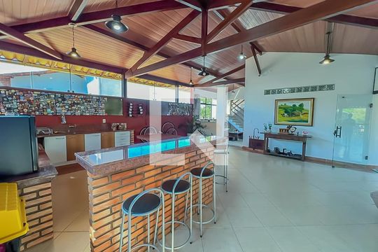 Área Externa de casa de condomínio à venda com 5 quartos, 800m² em Bela Vista, Lagoa Santa