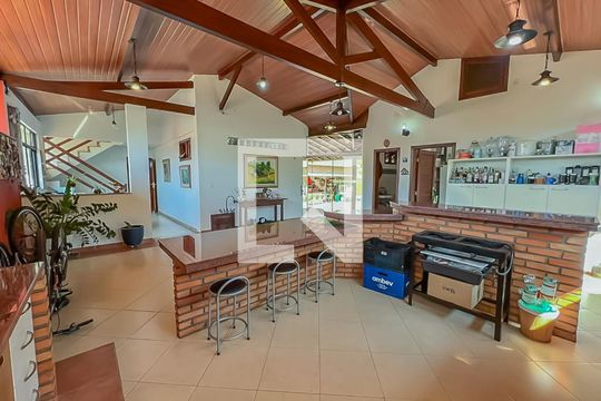 Área Externa de casa de condomínio à venda com 5 quartos, 800m² em Bela Vista, Lagoa Santa