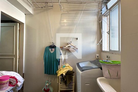 Área de Serviço de apartamento à venda com 4 quartos, 313m² em Leblon, Rio de Janeiro