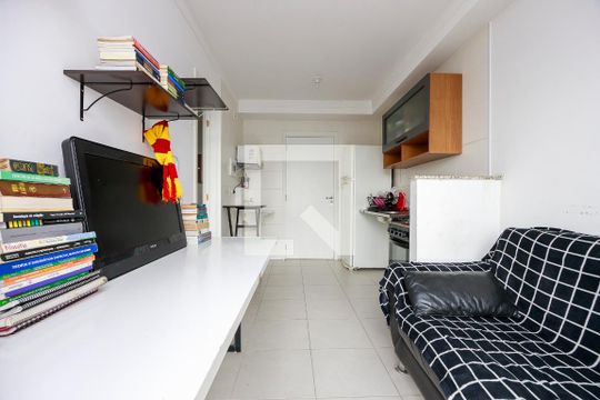 Sala de apartamento à venda com 1 quarto, 28m² em Vila das Belezas, São Paulo