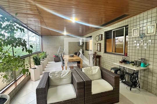 Varanda de apartamento à venda com 3 quartos, 109m² em Recreio dos Bandeirantes, Rio de Janeiro