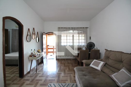 Casa 1 - Sala de casa à venda com 5 quartos, 300m² em Curicica, Rio de Janeiro