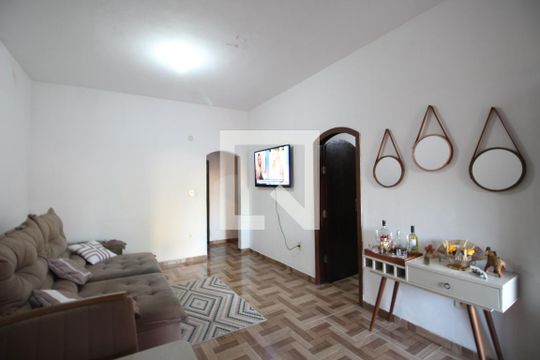 Casa 1 - Sala de casa à venda com 5 quartos, 300m² em Curicica, Rio de Janeiro