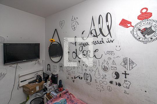 Quarto de apartamento à venda com 2 quartos, 45m² em Vila Heliopolis, São Paulo